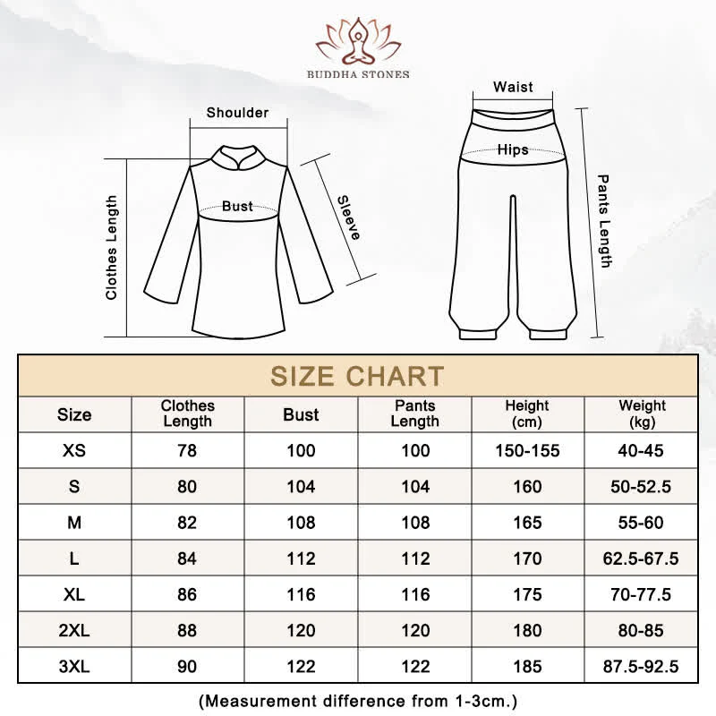 Buddha Stones Auspicious Clouds Gradient Meditation Prayer Spiritual Zen Tai Chi Qigong Practice Women's Clothing Set
