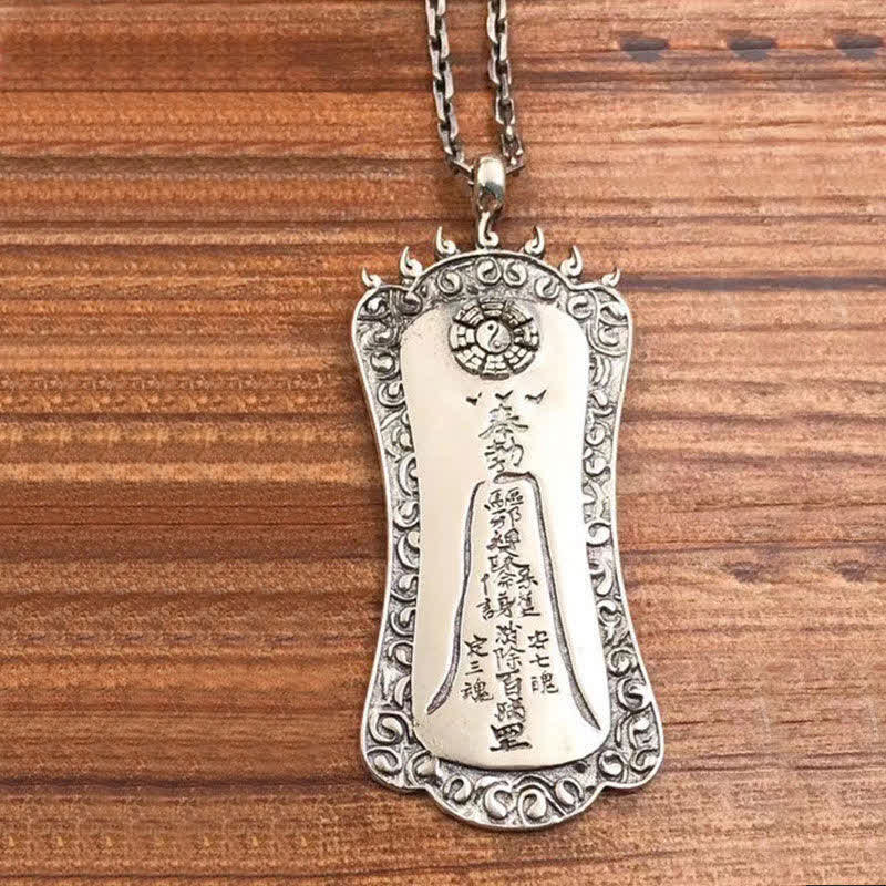 Buddha Stones FengShui Bagua PiXiu Cinnabar Balance Necklace Pendant