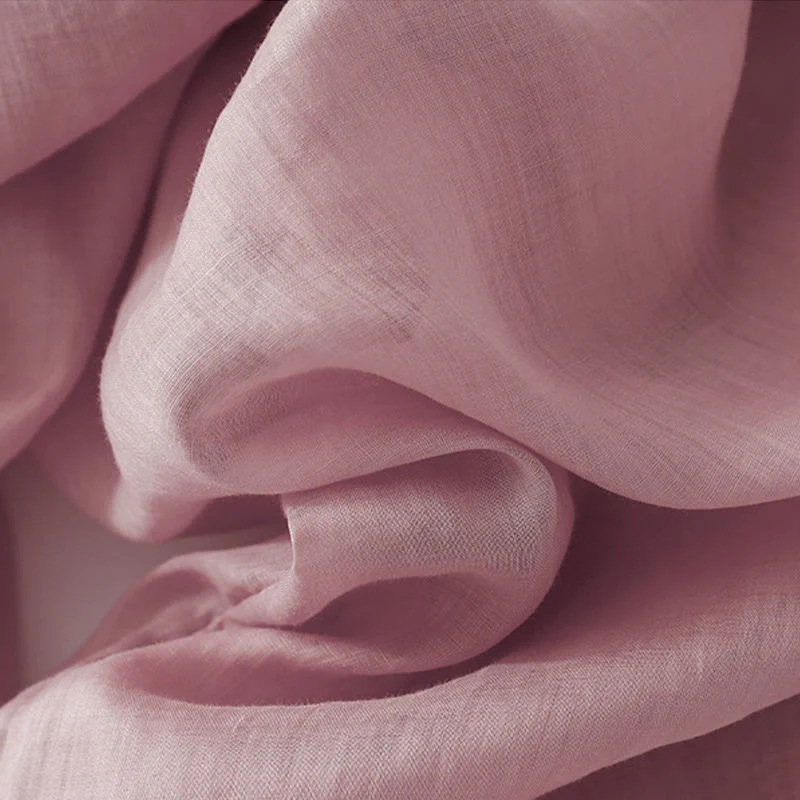 Buddha Stones Casual Flower Embroidery Women's Cotton Linen Elastic Waist  Wide Leg Pants With Pockets