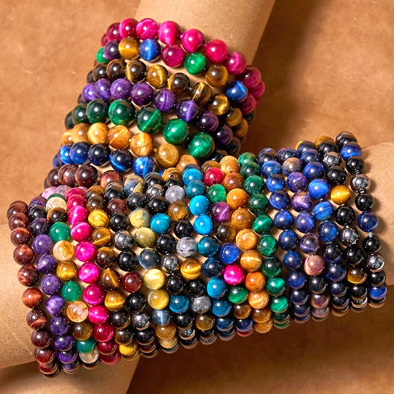 Buddha Stones Various Tiger Eye Confidence Bracelet