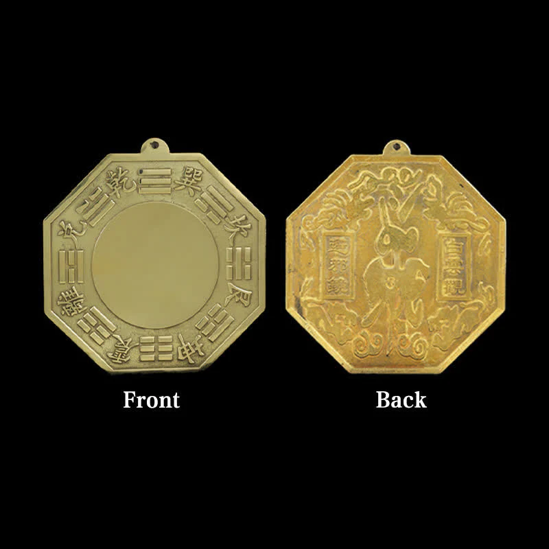 Buddha Stones Feng Shui Bagua Map Copper Balance Energy Map