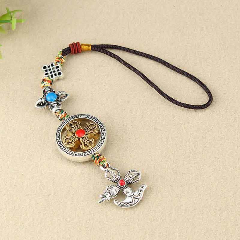 Buddha Stones Tibet Vajra Spiritual Power Car Hanging Decoration