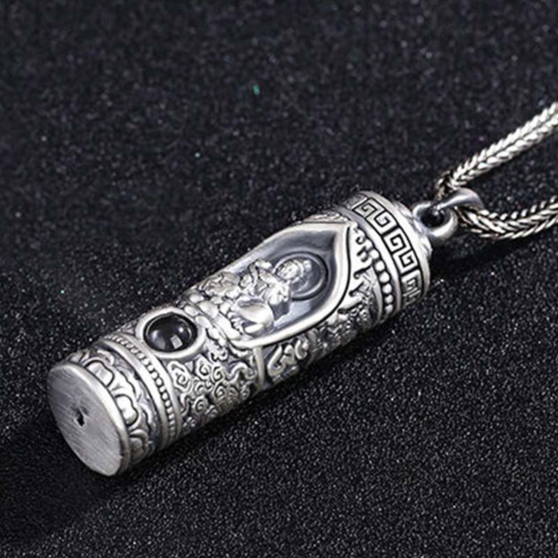 Buddha Stones Chinese Zodiac Natal Buddha Projection Prosperity Necklace Pendant