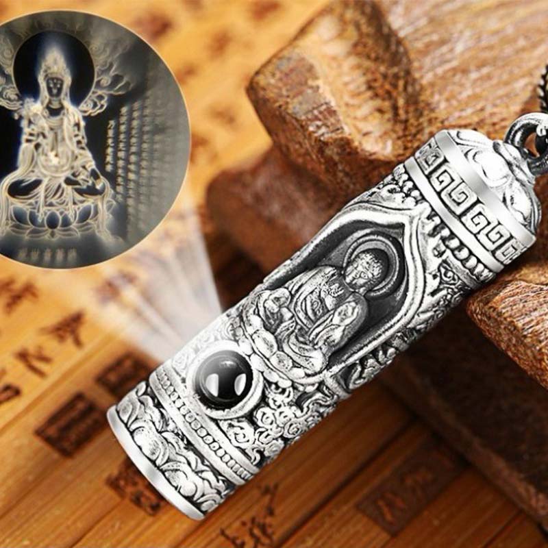 Buddha Stones Chinese Zodiac Natal Buddha Projection Prosperity Necklace Pendant