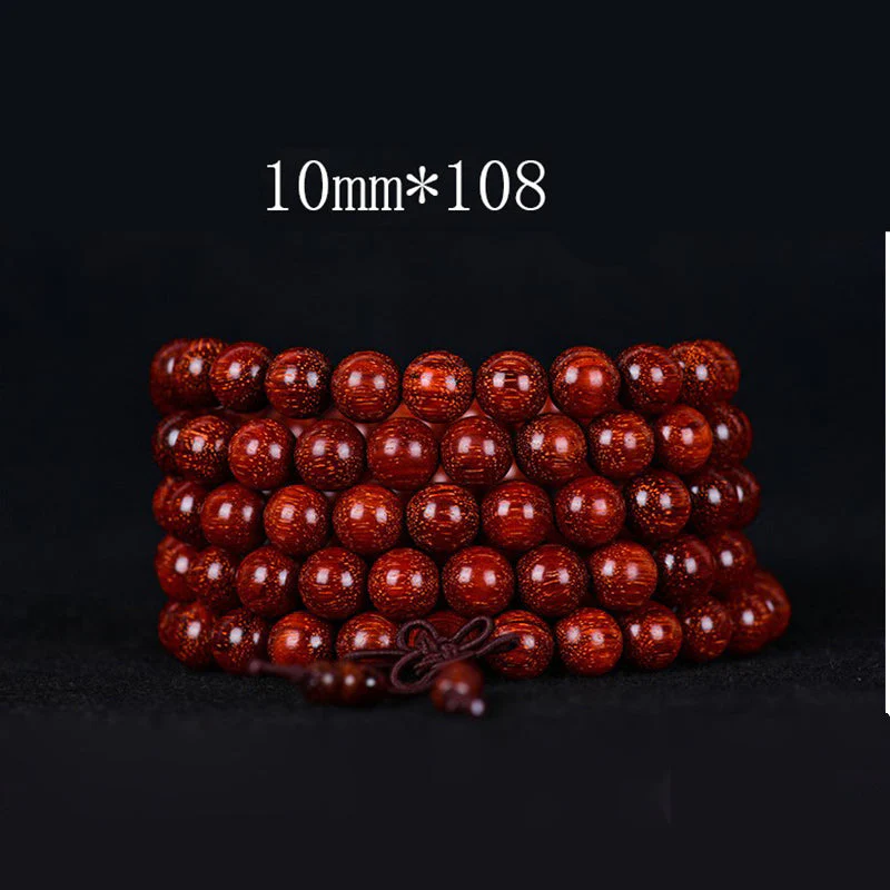 Tibetan Small Leaf Red Sandalwood Balance Bracelet (Extra 30% Off | USE CODE: FS30)