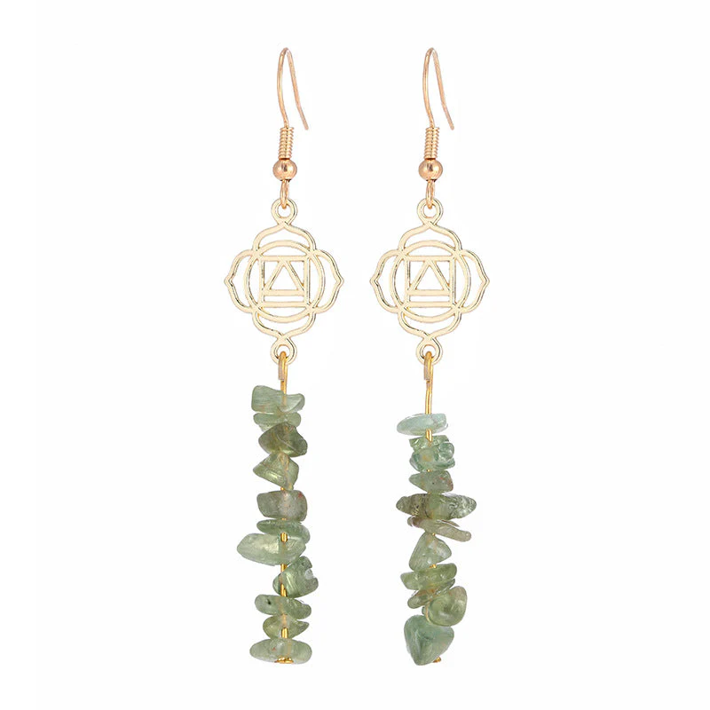 Healing Crystals Zen Cairn Confidence Earrings (Extra 30% Off | USE CODE: FS30)