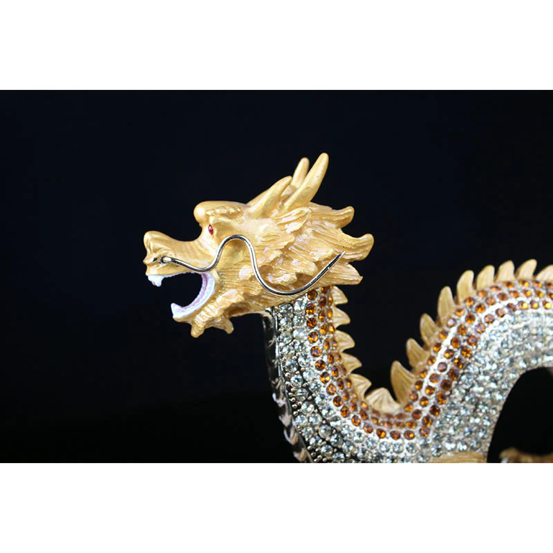 Buddha Stones Handmade Feng Shui Dragon Luck Success Home Decoration