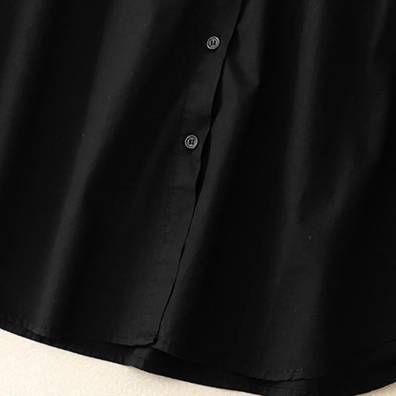 Buddha Stones Plain Stand Collar Women's Cotton Corduroy Jacket