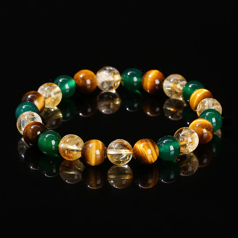 Buddha Stones Various Tiger Eye Confidence Bracelet