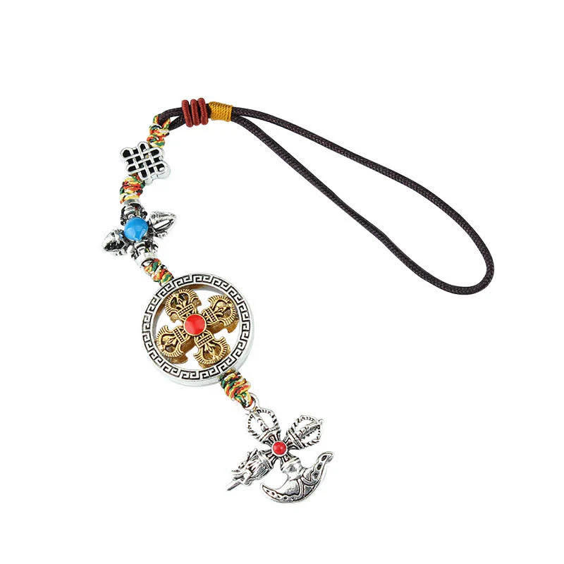 Buddha Stones Tibet Vajra Spiritual Power Car Hanging Decoration