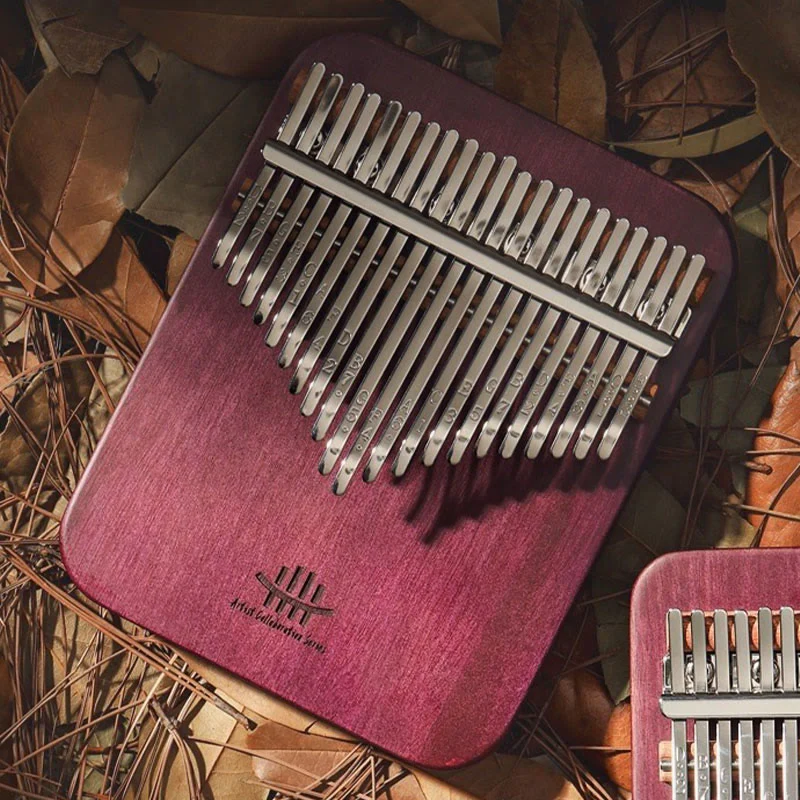 Buddha Stones Kalimba 21 Keys Thumb Piano Peltogyne Wood Portable Finger Piano