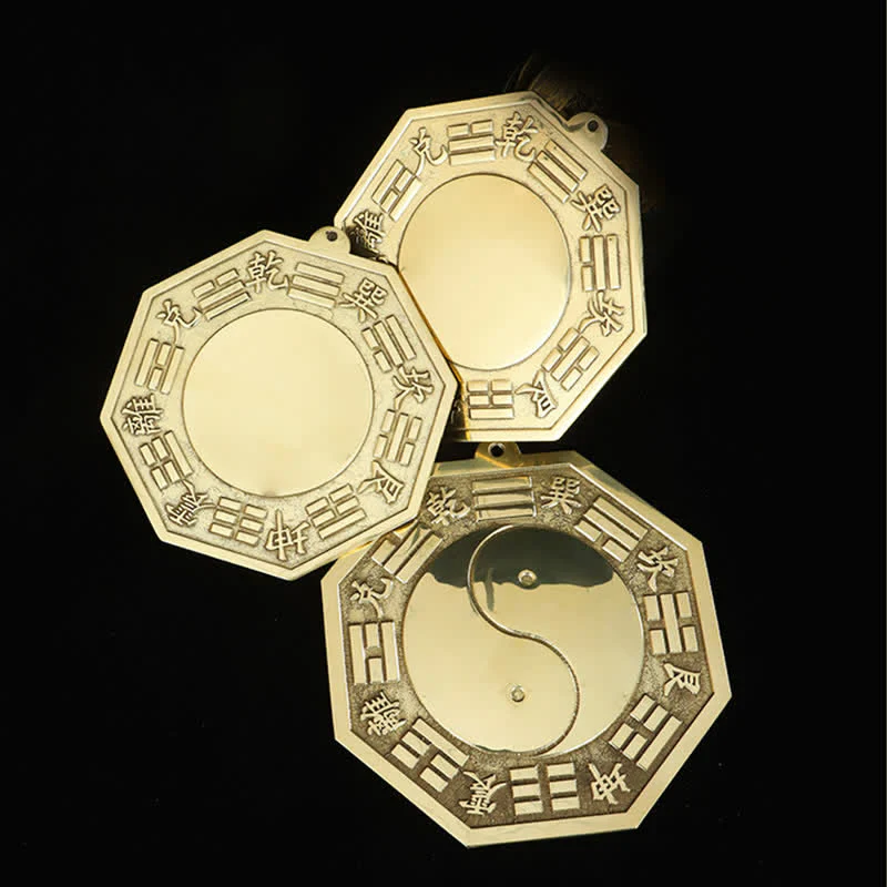 Buddha Stones Feng Shui Bagua Map Copper Balance Energy Map