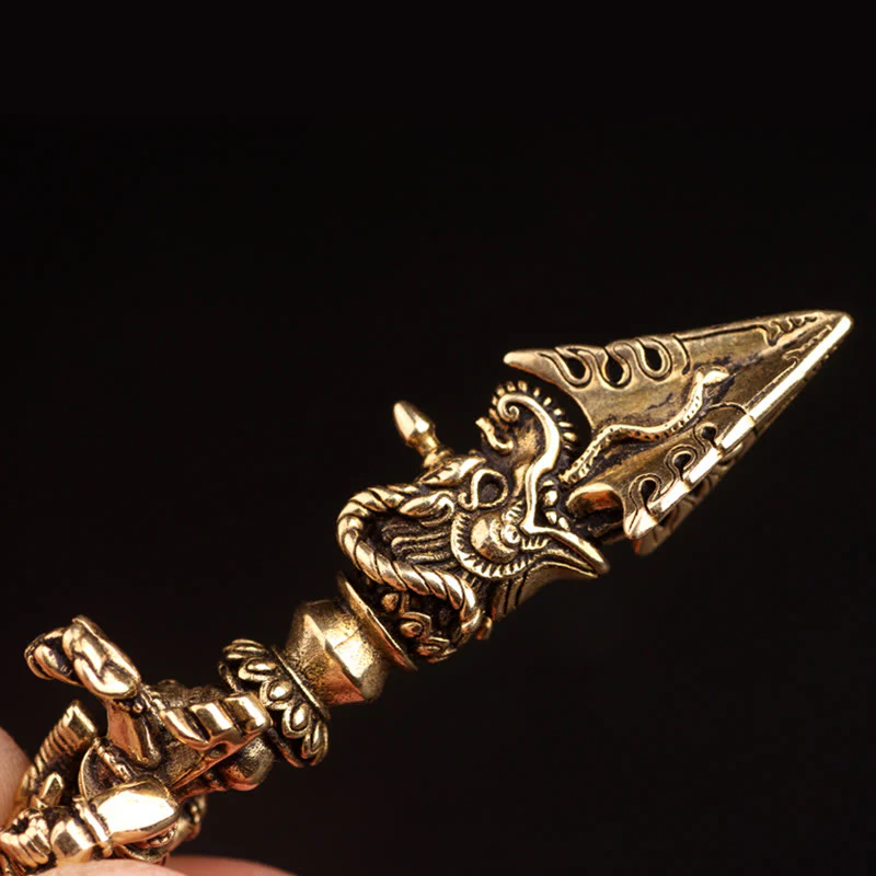 Buddha Stones Tibetan Ganesh Ganpati Elephant God of Wealth Dorje Vajra Spiritual Power Necklace Pendant