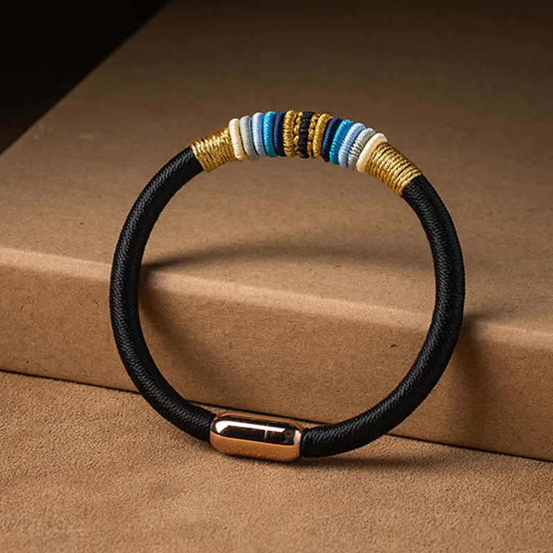 Buddha Stones Tibetan Handmade King Kong Knot Protection Magnetic Buckle Braided Bracelet (Extra 30% Off | USE CODE: FS30)