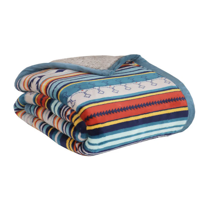 Buddha Stones Geometric Warm Soft Bed Throw Blanket