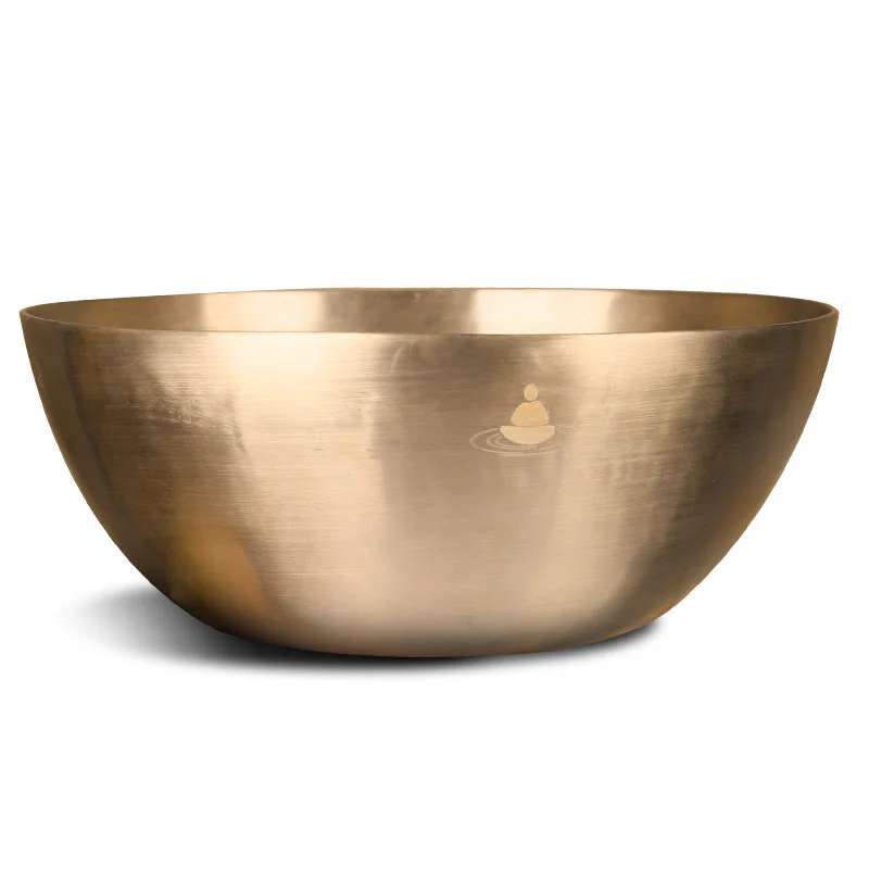 Buddha Stones Handmade Nepal Golden Singing Bowl for Healing and Meditation Sound Bowl Set