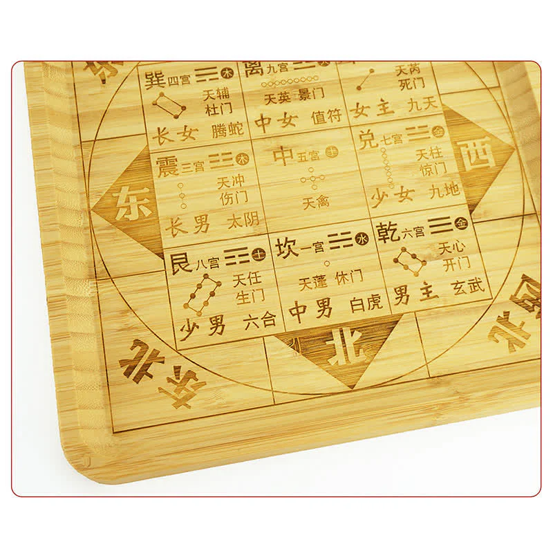 Buddha Stones Feng Shui Bamboo Bagua Map Harmony Energy Map