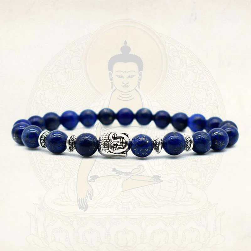 Buddha Stones Amethyst Love Healing Bracelet