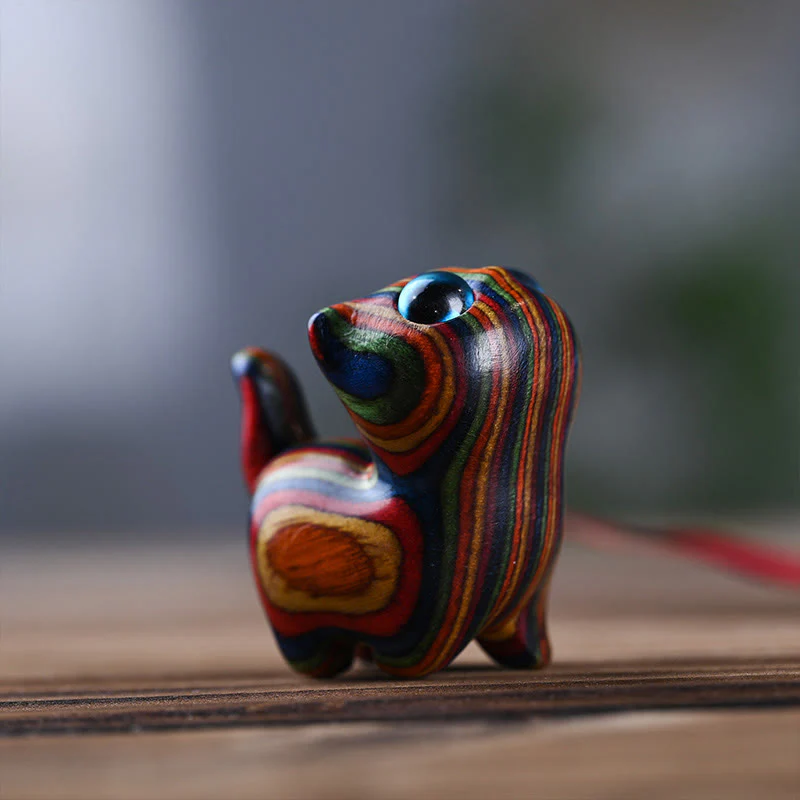 FREE Today: Reduce Stress and Positive Rainbow Eucalyptus Cute Cat Animals Decoration