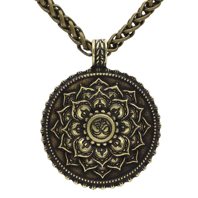 Six True Words Love Peace Flower Pattern Necklace (Extra 35% Off | USE CODE: FS35)