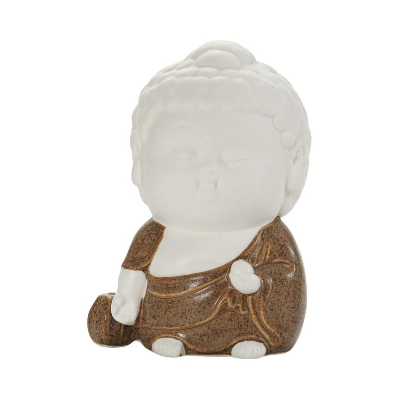 Buddha Stones Buddha Sitting Standing Reclining Ceramic Healing Incense Burner Desk Decoration