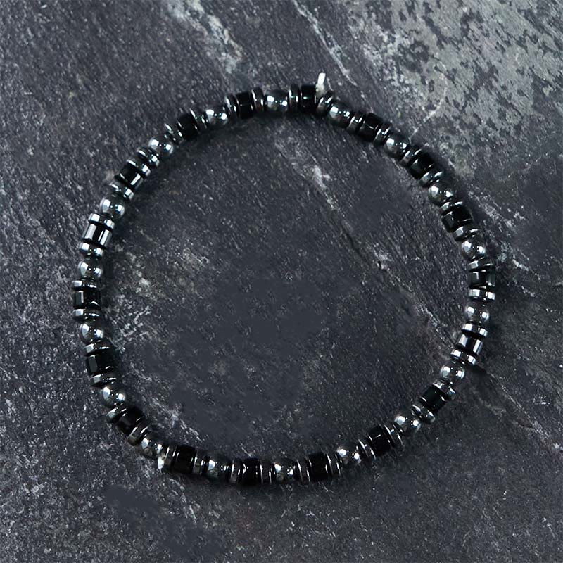 Buddha Stones Natural Hematite Beads Powerful Bracelet