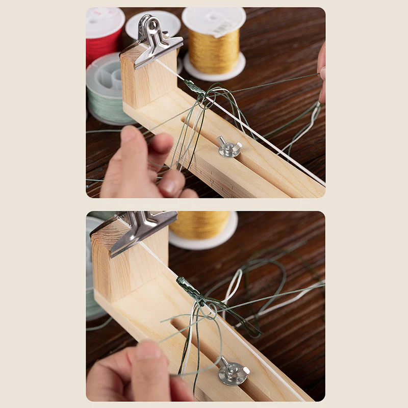 Buddha Stones White Jade Bamboo Reincarnation Knot Wealth Luck Strength String Bracelet