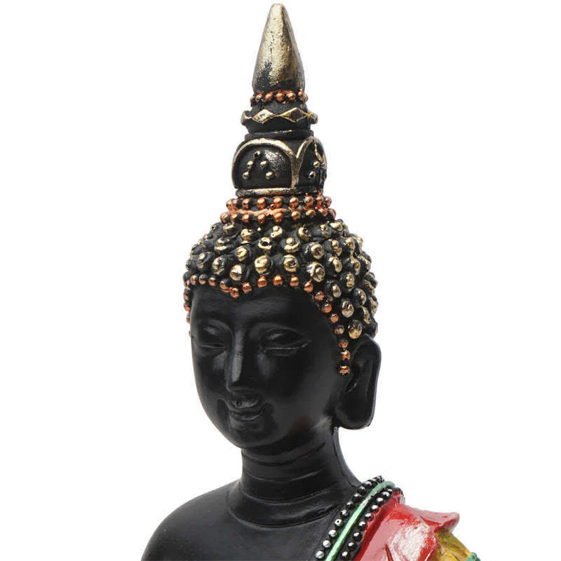 Buddha Stones Thai Buddha Serenity Resin Statue Decoration