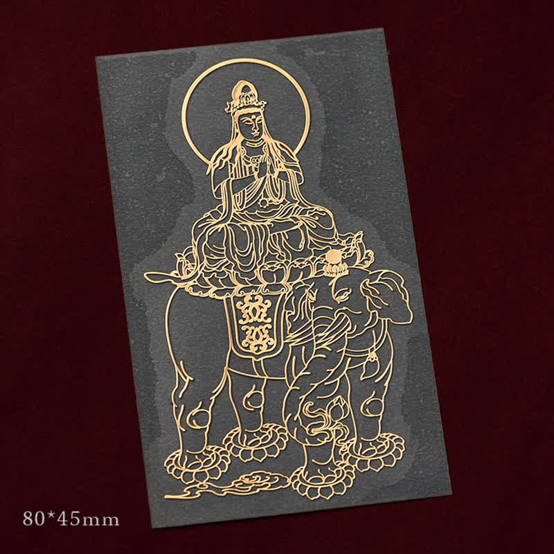 Buddha Stones 12 Chinese Zodiac Blessing Wealth Fortune Phone Sticker