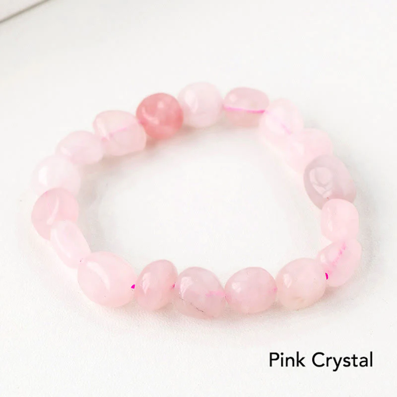 Natural Irregular Shape Crystal Stone Spiritual Awareness Bracelet