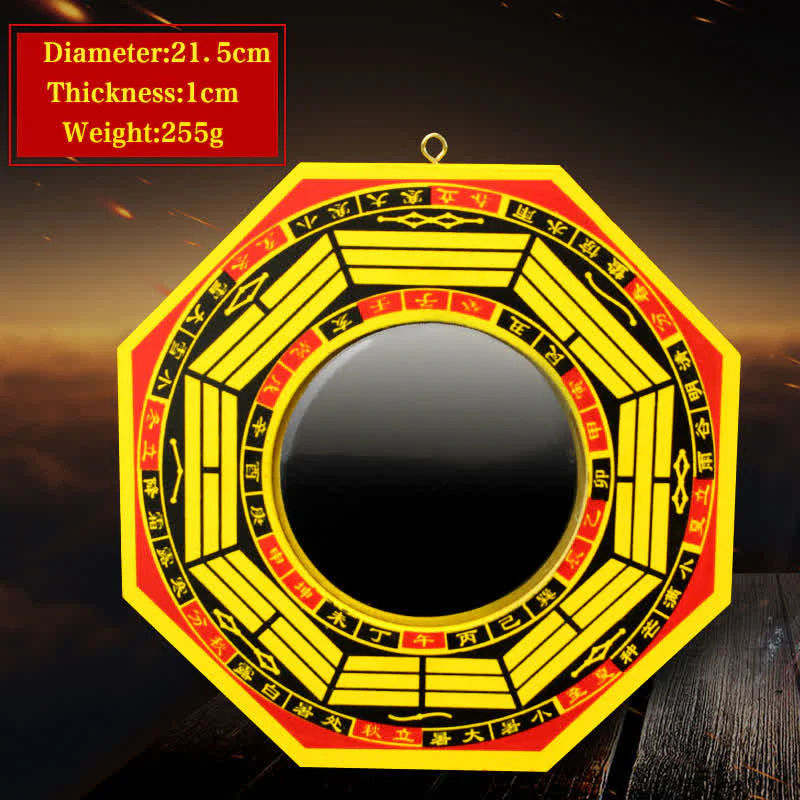 Buddha Stones Feng Shui Bagua Map Balance Living Room Energy Map Mirror