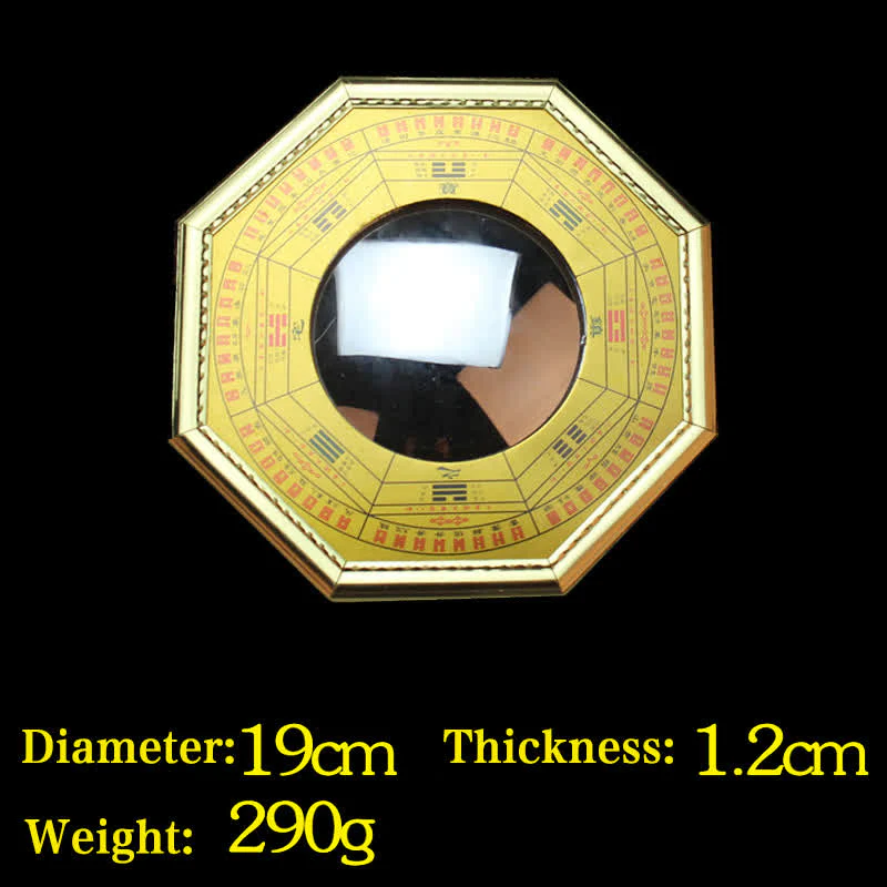 Buddha Stones Feng Shui Bagua Map Balance Harmony Living Room Energy Map Mirror