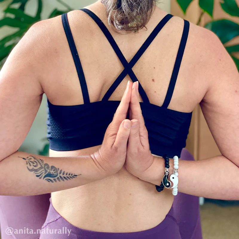 Buddha Stones 2Pcs Black Onyx White Turquoise Bead Yin Yang Protection Couple Bracelet