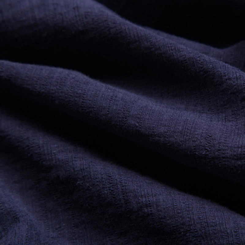 Buddha Stones Men's Short Sleeve Shirt With Pocket V Neck Cardigan Comfort Cotton Linen Shirt