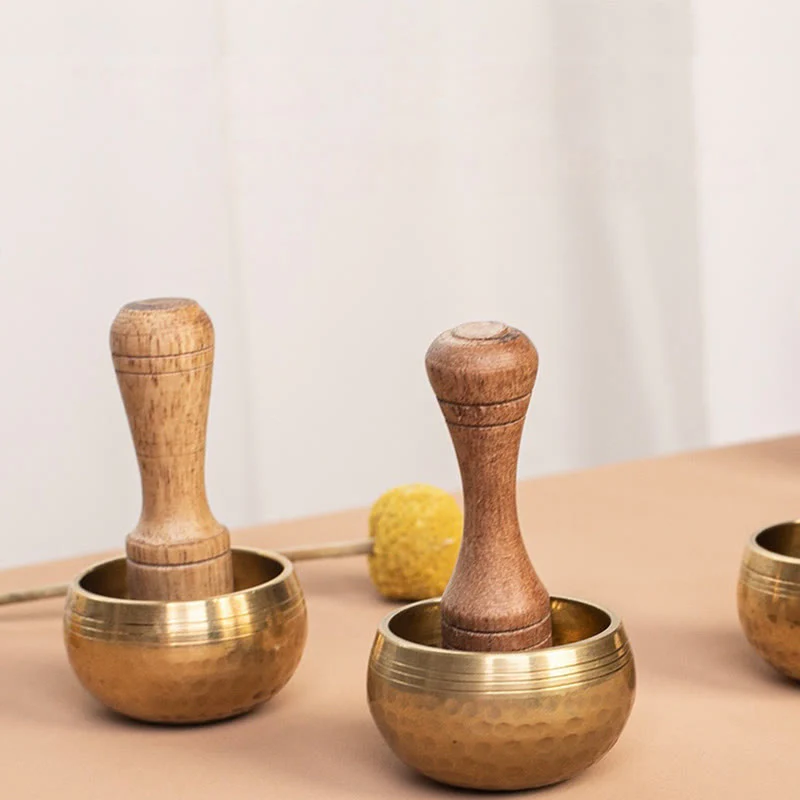Buddha Stones Handmade Mini Small Singing Bowl for Healing and Meditation Sound Bowl Set 1.57*0.98 IN