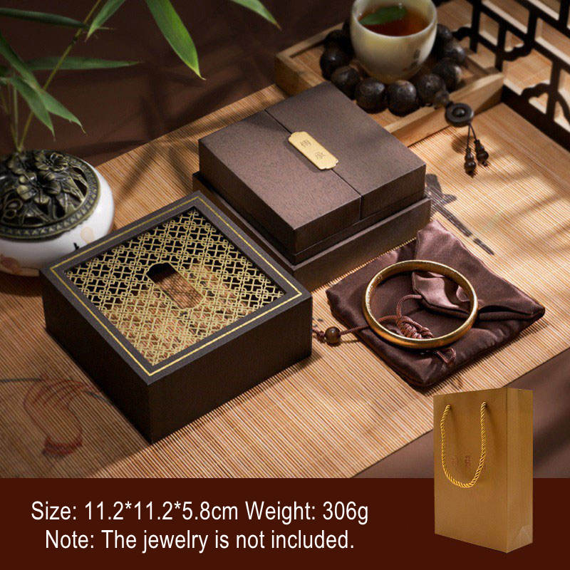 Buddha Stones Retro Jewelry Storage Box Gift Box