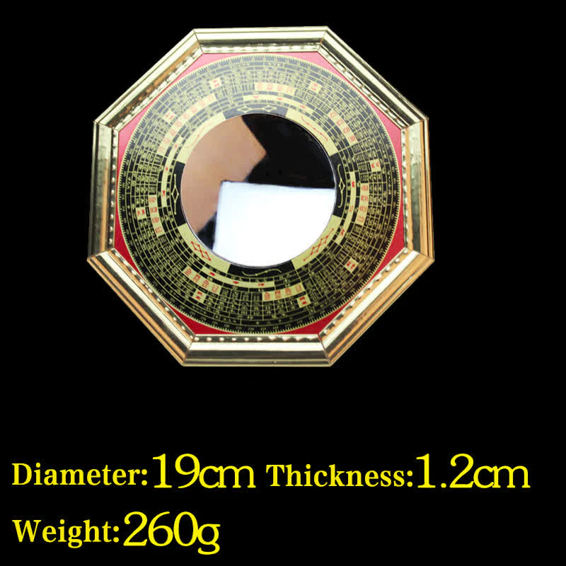 Buddha Stones Feng Shui Bagua Map Balance Harmony Living Room Energy Map Mirror