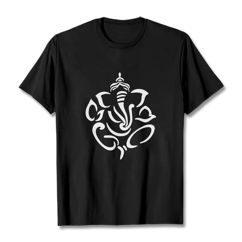 Buddha Stones Ganesh Elephant Sketch Illustration Tee T-shirt