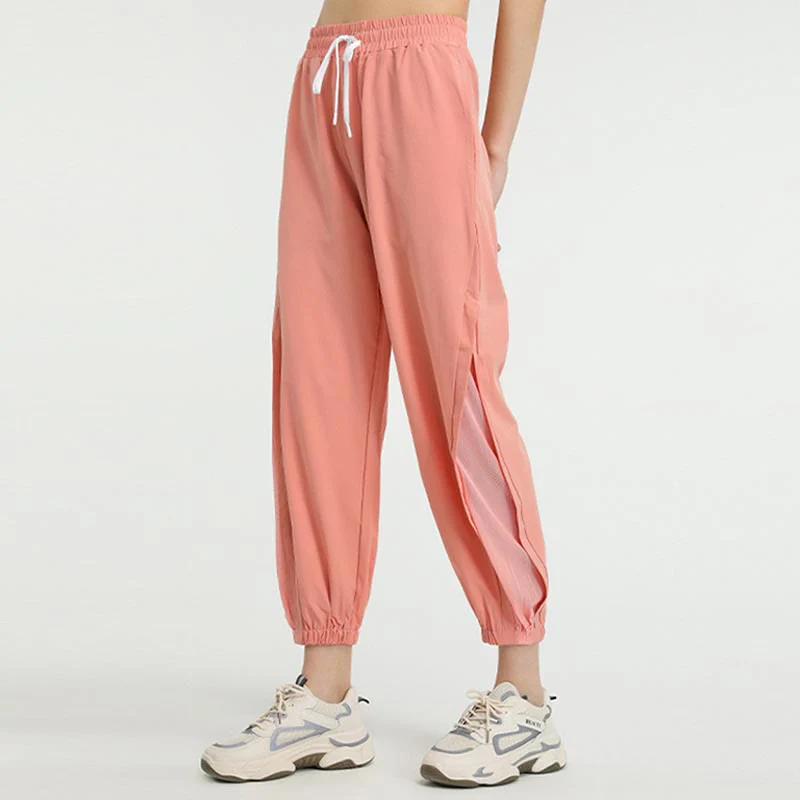 Buddha Stones High Waist Loose Fitness Yoga Sports Track Pants With Pockets