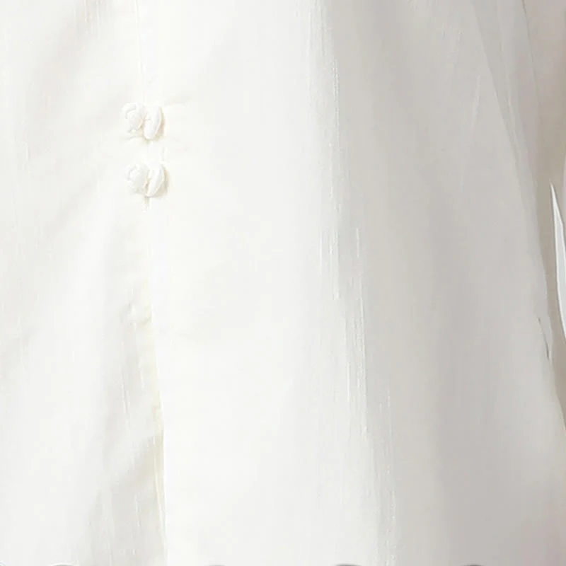 Buddha Stones White Crane Sea Cotton Linen Meditation Prayer Spiritual Zen Tai Chi Qigong Practice Clothing Set