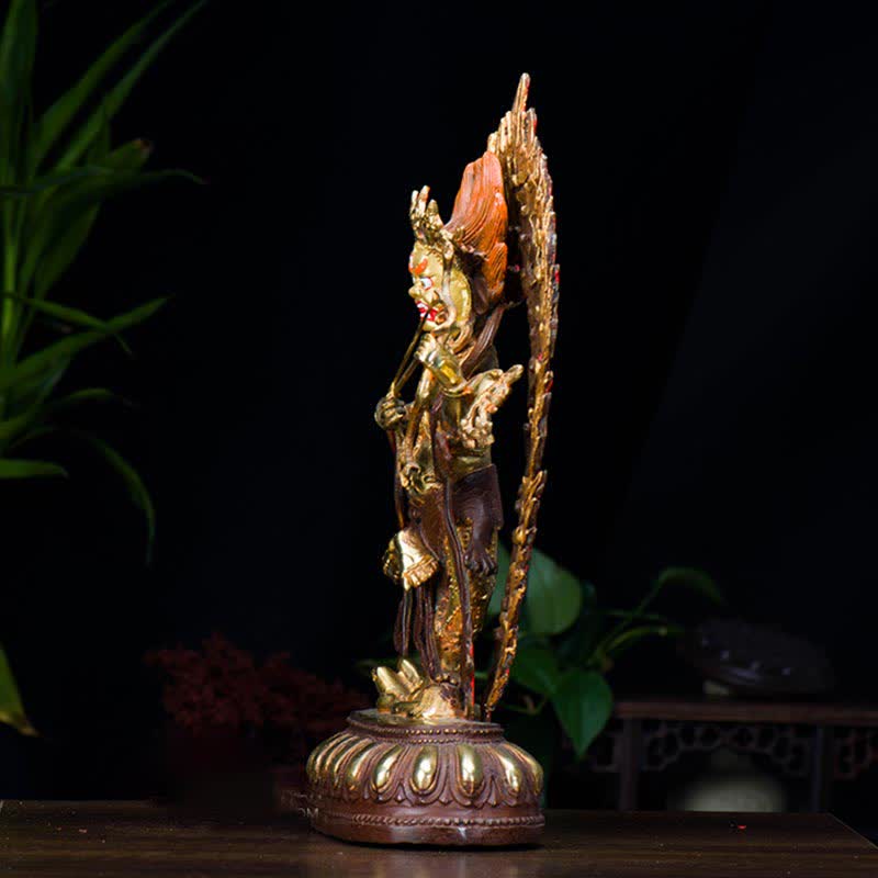 Buddha Stones Kurukulla Buddha Figurine Serenity Copper Statue Home Decoration