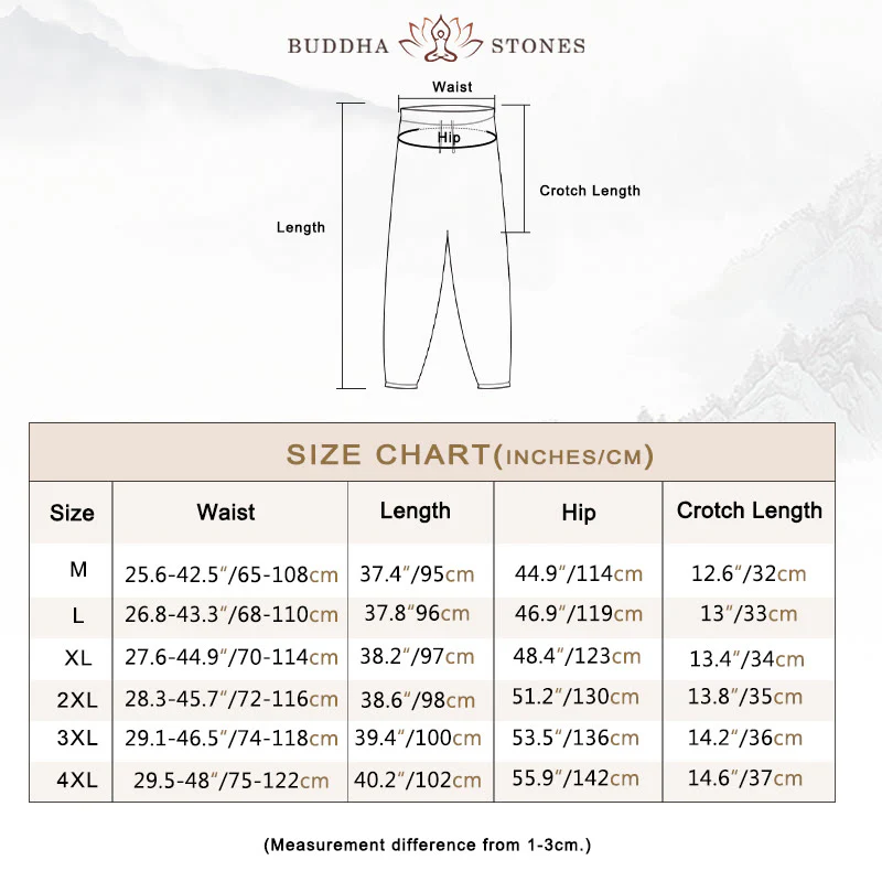 Buddha Stones Meditation Frog-Button Tang Long Sleeve Shirt Pants Men's Suit