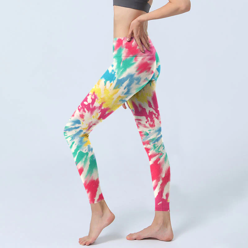 Buddha Stones Spiral Shape Print Exercise Leggings Women's Yoga Pants