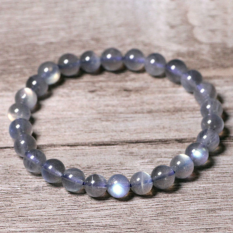 Buddha Stones Natural Moonstone Calm Positive Bracelet