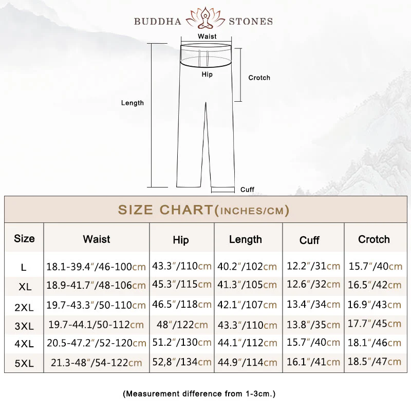 Buddha Stones 2Pcs Fall Men's Tang Suit Frog-Button Cotton Long Sleeve Shirt Pants Set