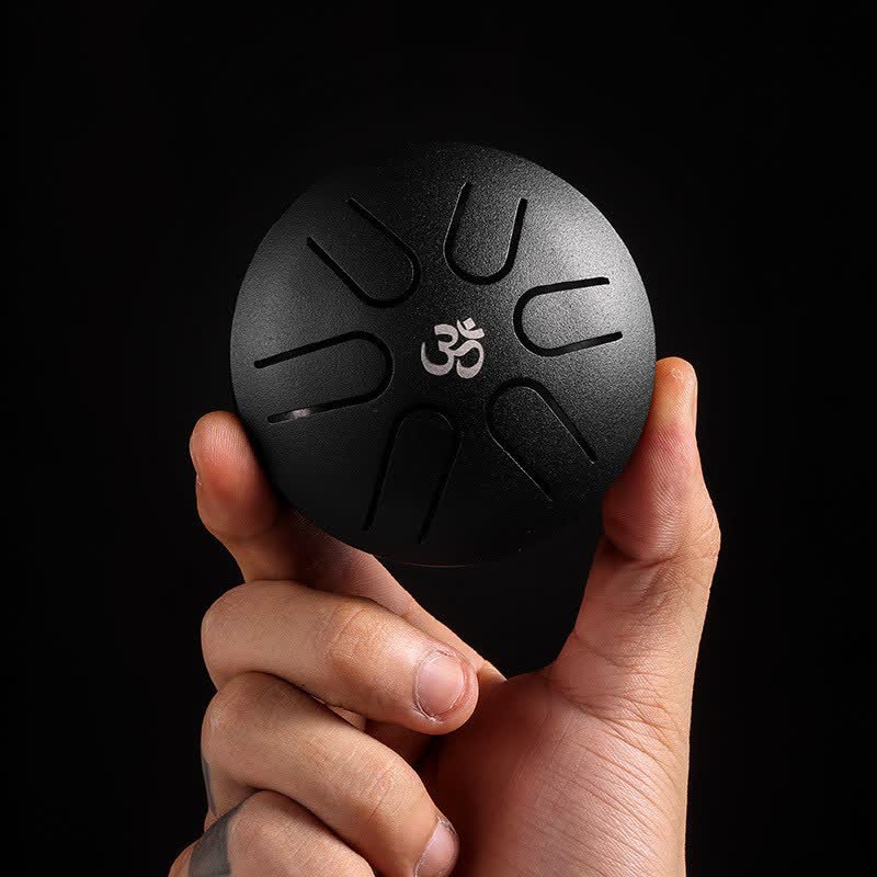 Buddha Stones Mini Steel Tongue Drum 3 Inch Sound Healing Drum Kit