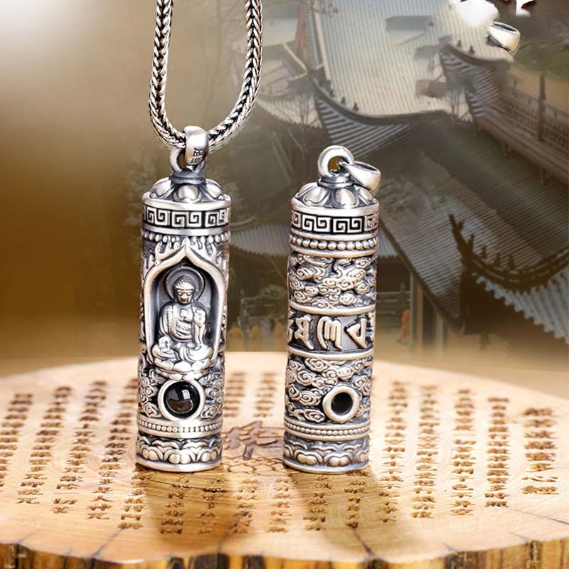 Buddha Stones Chinese Zodiac Natal Buddha Projection Prosperity Necklace Pendant