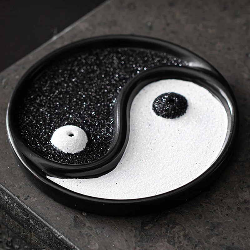Buddha Stones Yin Yang Zen Balance Incense Holder