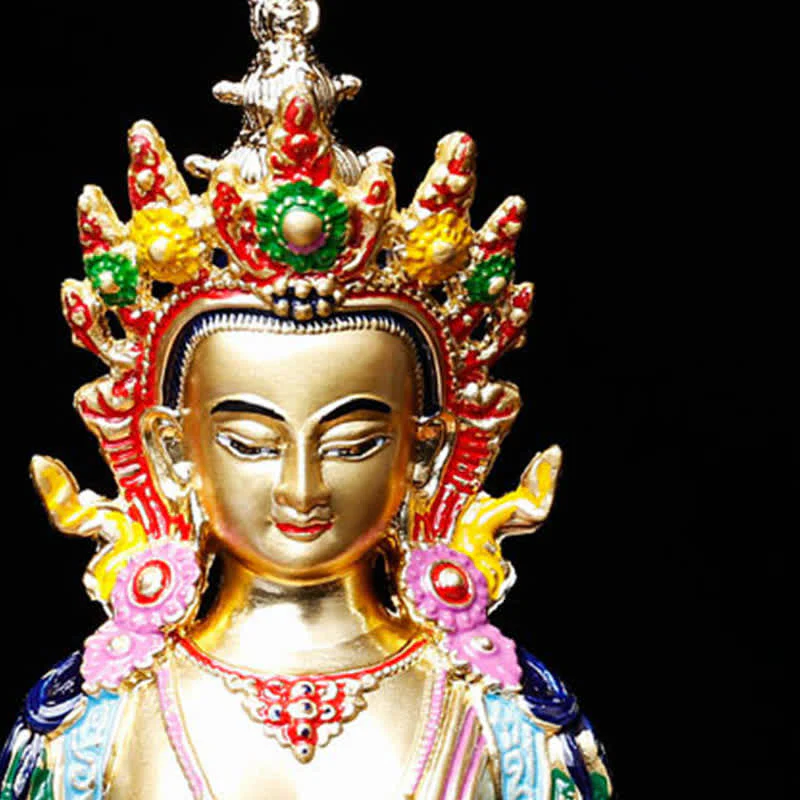 Buddha Stones Longevity Buddha Figurine Serenity Statue Home Decoration