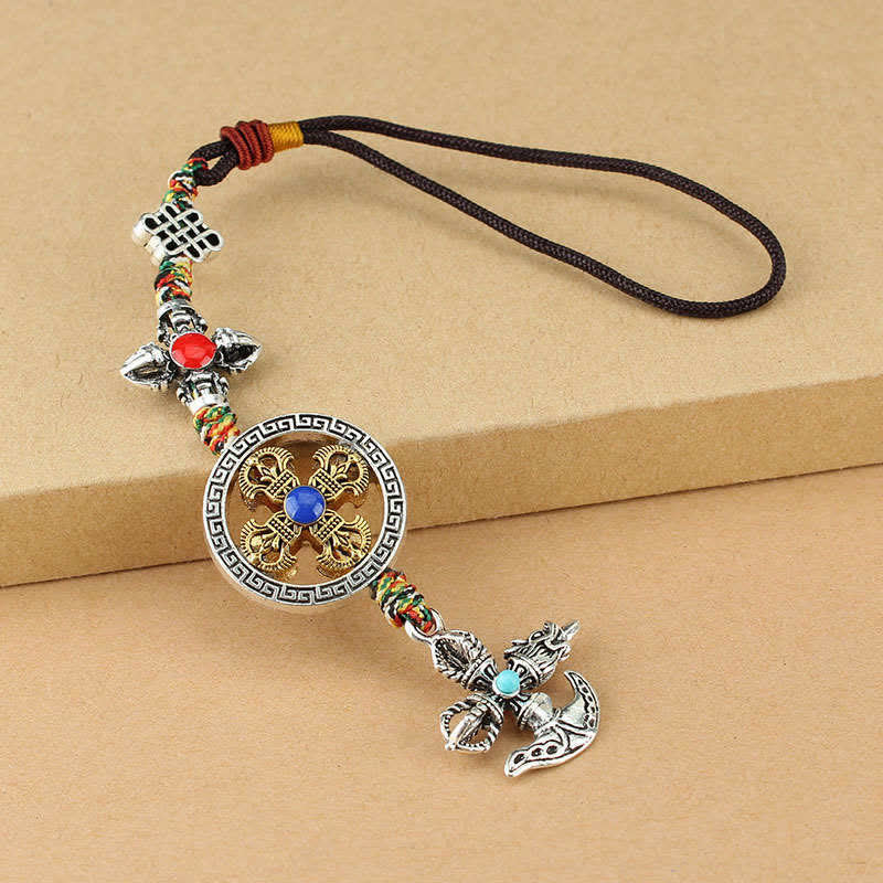 Buddha Stones Tibet Vajra Spiritual Power Car Hanging Decoration